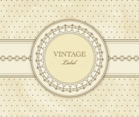 Vintage lace background vector 03