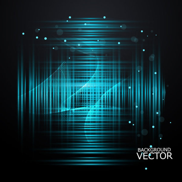 Abstract blue Shiny background vector