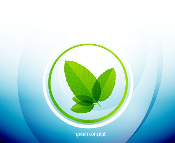 green concept eco elements backgorund vector 02