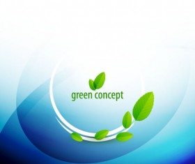 green concept eco elements backgorund vector 04