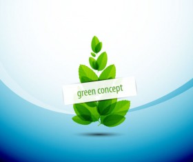 green concept eco elements backgorund vector 05