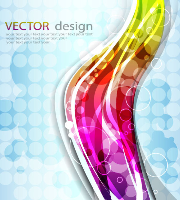 vector background of Abstract Colorful art 01