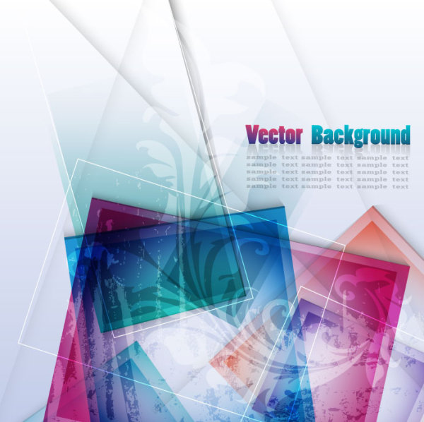 vector background of Abstract Colorful art 02