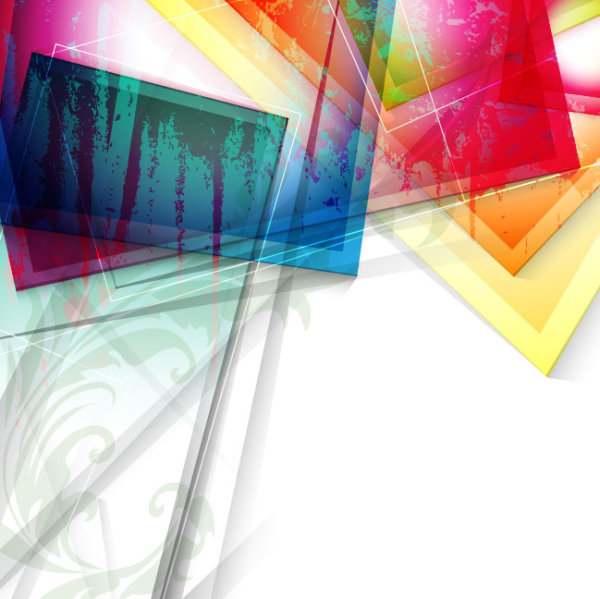 vector background of Abstract Colorful art 04