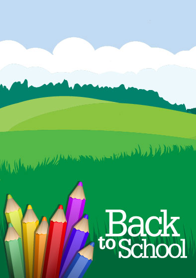 colorful paintbrush template vector 01