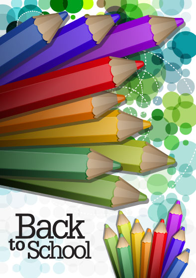 colorful paintbrush template vector 03