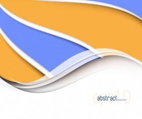 Abstract Cube Waves background vector 03