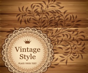 Vintage lace Frames and Borders vector 03