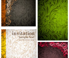 Set of Different Backgrounds vector mix 05