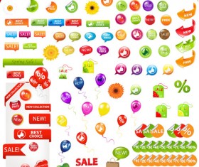 Business elements covers for Button,Stickers and icon vector