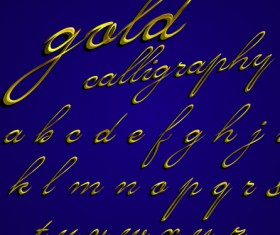 Elements of Different alphabet vector set 03