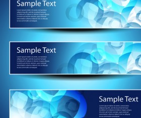 banner design elements abstract vector 05 free download