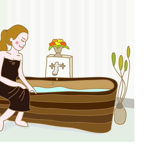 Elements of Female Massage vector 04