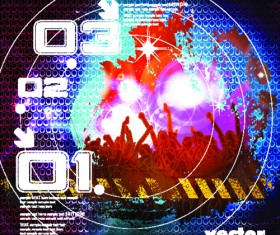 vector of Music elements illustration art 02