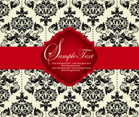 Ornate Vintage Floral vector Backgrounds art 01