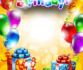 Happy Birthday design elements free vector 05 free download
