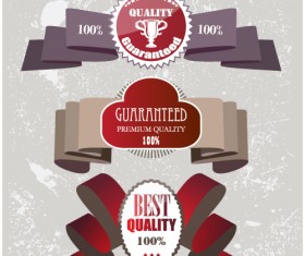 Set of Quality guaranteed vector Labels 01