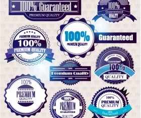 Set of Quality guaranteed vector Labels 02