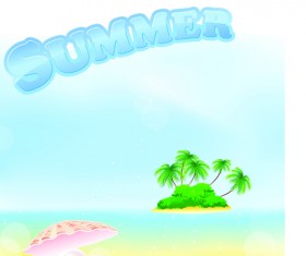 Summer Tourism illustration vector 01