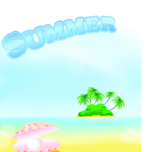 Summer Tourism illustration vector 01