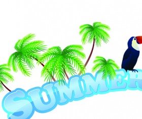Summer Tourism illustration vector 03