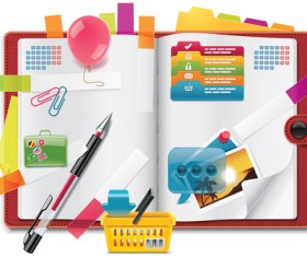 Travel design elements vector art 05