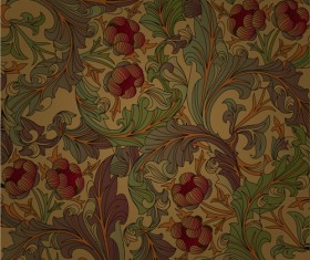 Set of ornate Floral Patterns vector 03