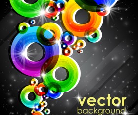 Set of abstract colorful background vector 04