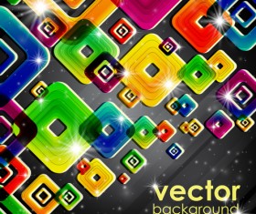 Set of abstract colorful background vector 05
