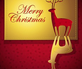 Merry Christmas design elements vector 02