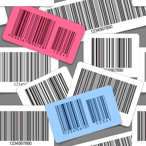 Various types of barcodes vector set 04