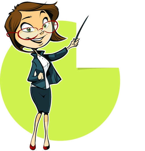 Set of Business woman Image vector 02