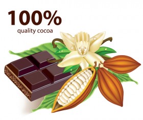 Set of Chocolate design elements vector 01