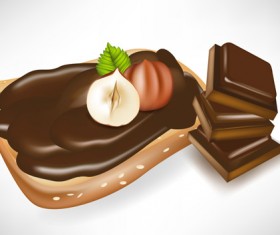Set of Chocolate design elements vector 03