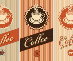 coffee cards design elements vector 04