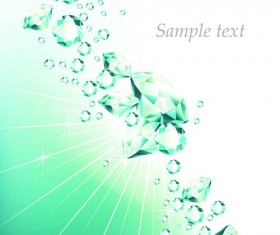 Elements of Background with diamond vector 02