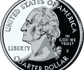 Set of Dollar design elements vecot 04