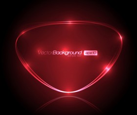 ornate Coloured glass frames background vector 02