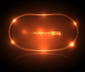 ornate Coloured glass frames background vector 04