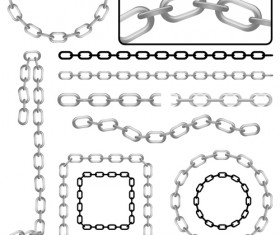 Different Metal chain art background vector 05 free download