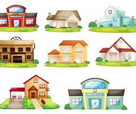 office Tool and school elements icon vector 02