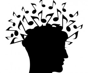 music Note and People vector 04