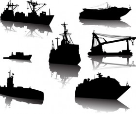 ships design elements vector set 02