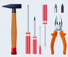 Various of life tool vector set 02