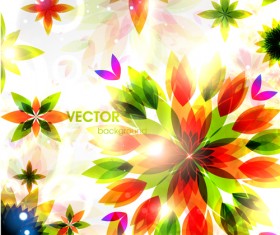 Beautiful Flowers elements background vector 03