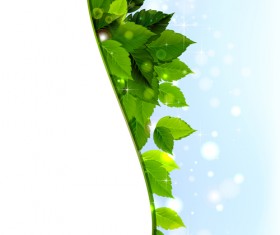 Vivid Spring elements vector background 04