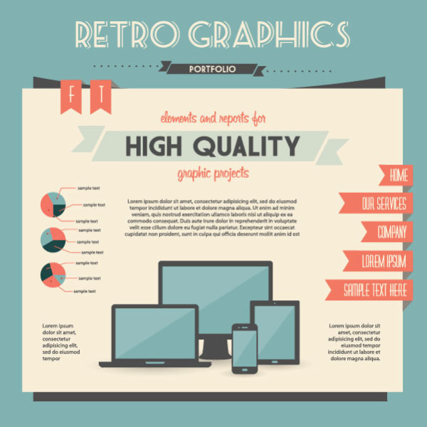 Economy Infographics design elements vector graphic 01