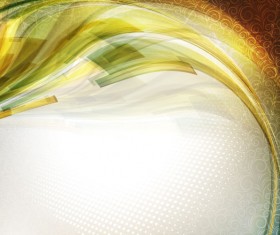 gold Waves vector background 03