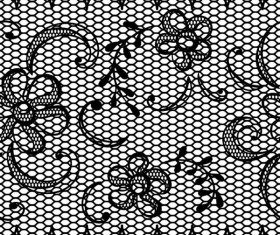 Set of Old lace vector background art 05