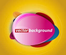 Colorful background with Shiny label vector graphic 04